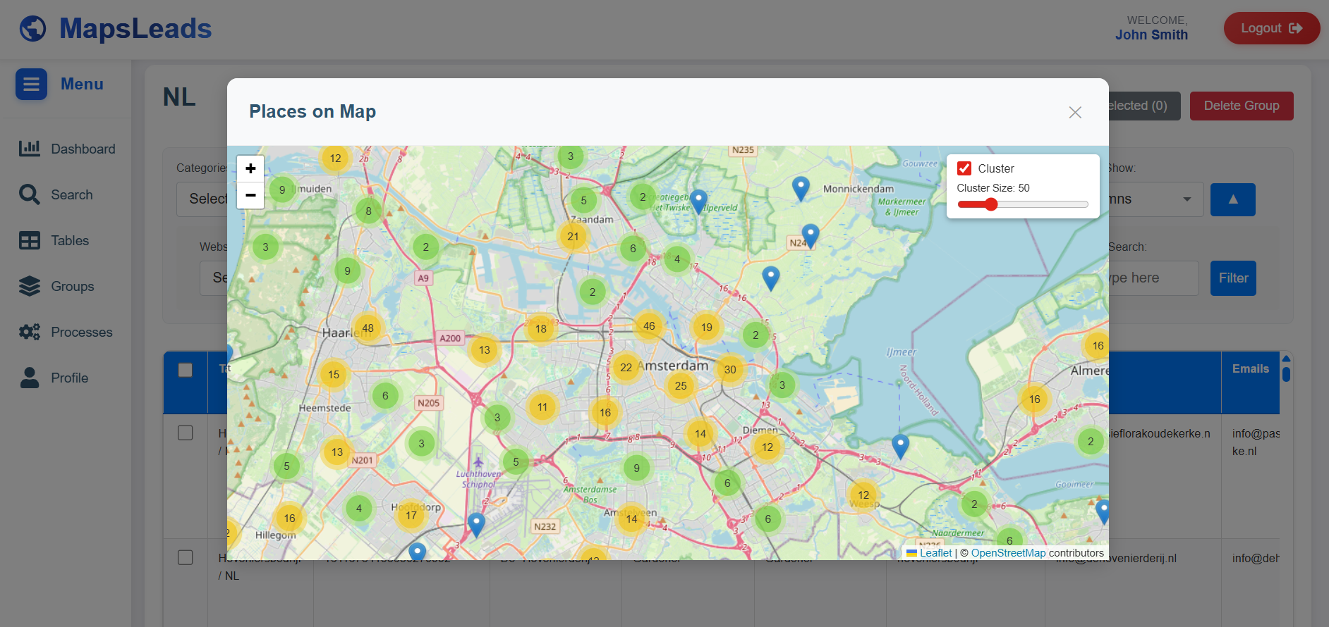 Google Maps Retail Location Analysis MapsLeads