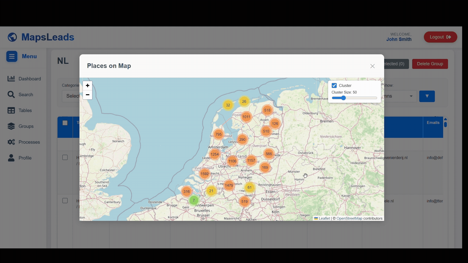 View Data on Map