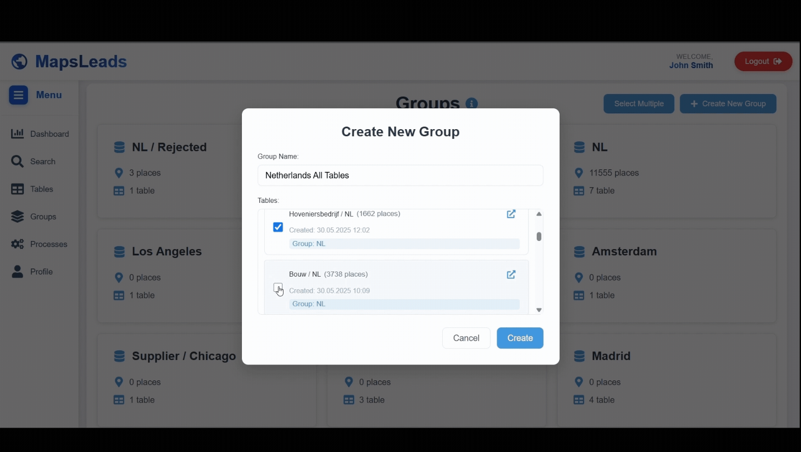 Group and Merge Data